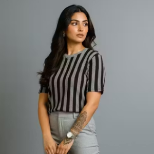 CHUGHZ Women's trending Striped T-shirts