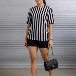 CHUGHZ Women's trending Striped T-shirts