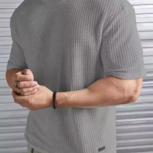 CHUGHZ Solid Self Design Oversized Tshirt for Men | Oversize T-Shirts for Men | Men Drop Shoulder Tshirts | Bagy Fit Men Tshirt