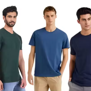 CHUGHZ Solid Polyester Fit Half Sleeves T-Shirt for Men