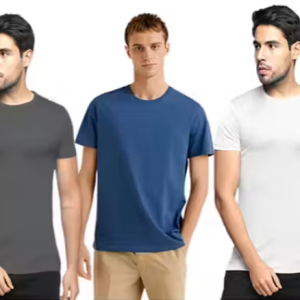 CHUGHZ Solid Polyester Fit Half Sleeves T-Shirt for Men