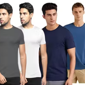 CHUGHZ Solid Polyester Fit Half Sleeves T-Shirt for Men