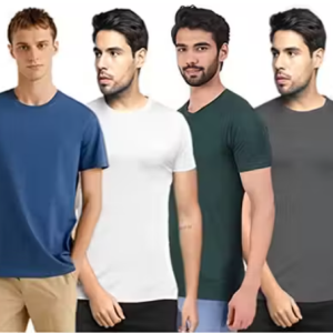 CHUGHZ Solid Polyester Fit Half Sleeves T-Shirt for Men