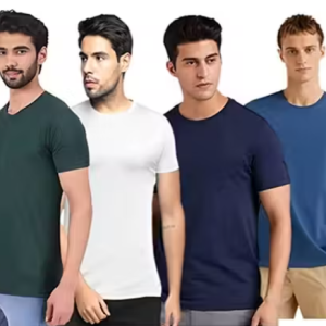CHUGHZ Solid Polyester Fit Half Sleeves T-Shirt for Men