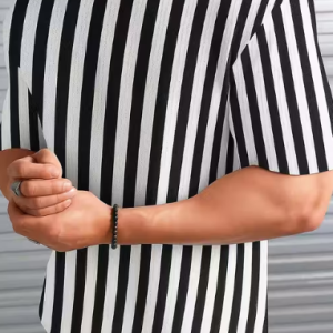 CHUGHz Men's Self Designed Round Neck T-shirt