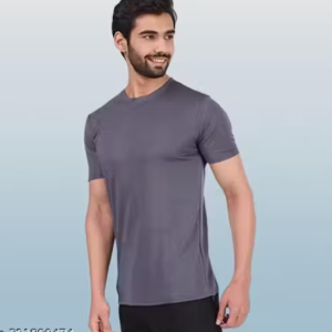 CHUGHZ Men's Regular Fit T-Shirt Men's Regular Fit Round Neck Half Sleeved T-Shirt Men Dry Fit Polyester Half Sleeve Round Neck t Shirts Men Solid