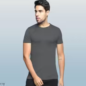 CHUGHZ Men's Regular Fit T-Shirt Men's Regular Fit Round Neck Half Sleeved T-Shirt Men Dry Fit Polyester Half Sleeve Round Neck t Shirts Men Solid