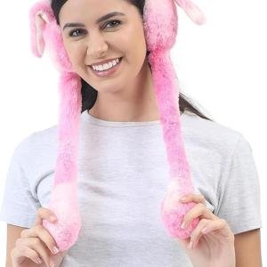 Fur Earmuffs with Long Ties, Soft Plush Winter Ear Warmers, Portable Lightweight, Random Colour, 1 Piece