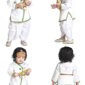 kanha dress off white 0-2 yrs