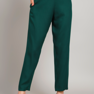 Sufiana Dark Green Korean Trouser for Women