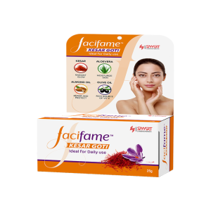 FACIFAME KESAR GOTI 25GM ENRICHED WITH KESAR, ALMOND OIL, OLIVE OIL, COCO BUTTER & ALOE VERA
