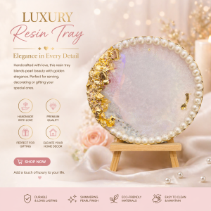 Resin handmade photo frame