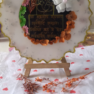 Resin Handmade Ganesha Photo Frame