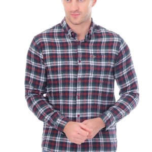 Winter Wear Woolen Solid Full Sleeves Regular Fit Formal Shirt for Men