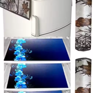Premium Quality combo of fridge top, 2 handle cover and 3 mats-set of 6 pieces