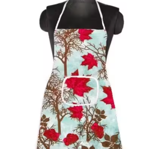 NICASA Kitchen Apron- Waterproof /Oil-Proof - Adjustable Aprons with Pockets for Women Men Washable - Pack of 1 (color As per availibility)