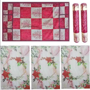 Nicasa HD Premium Quality combo of fridge top, 2 pec handle and 3 mats-set of 6 pieces