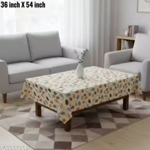 NICASA PVC 4 seater Centre Table Cover - SIZE (36 x 54) INCHES