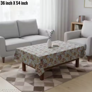 NICASA PVC 4 seater Centre Table Cover - SIZE (36 x 54) INCHES