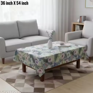 NICASA PVC 4 seater Centre Table Cover - SIZE (36 x 54) INCHES