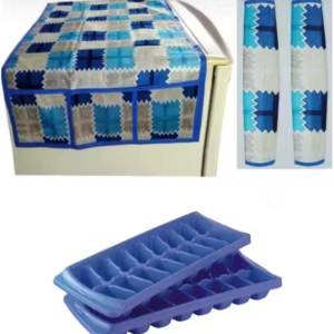 Nicasa HD Premium Quality combo of fridge top with 2 pec handle, 2 pec Ice Try, set of 5 Pec