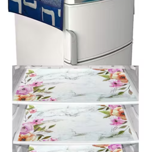 Fridge Cover with 3 pcs Mat Set