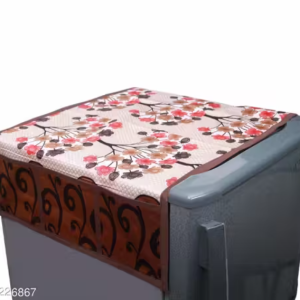 Trendy Polyester Fridge Cover