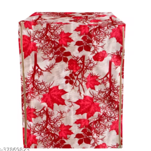 NICASA Waterproof Semi- Automatic Washing Machine Cover (Size : Suitable for 6 kg to 7 kg, Color : Red)