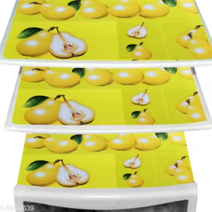 Fridge PVC Mat Set of 6 Waterproof