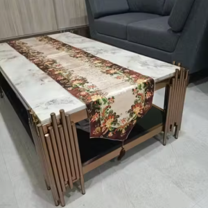 Nicasa Cotton soft touch Table runner for Dining Table