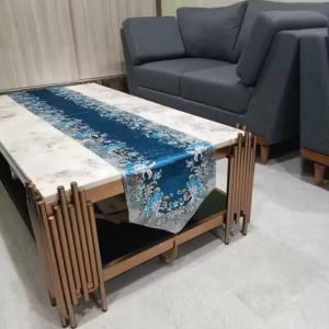 Nicasa Cotton soft touch Table runner for Dining Table