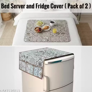 NICASA water proof Fridge cover with Bed Server - pack of 2 pec