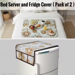 NICASA water proof Fridge cover with Bed Server - pack of 2 pec