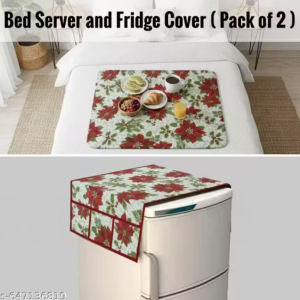 NICASA water proof Fridge cover with Bed Server - pack of 2 pec