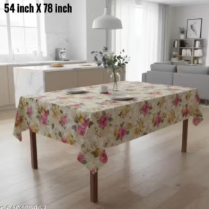 ROVENCE PVC 6 seater Centre Table Cover - SIZE (54 x 78 ) INCHES
