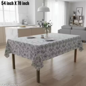 ROVENCE PVC 6 seater Centre Table Cover - SIZE (54 x 78 ) INCHES