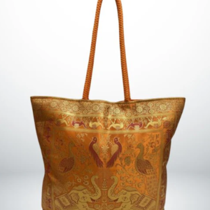RANI Banarasi Brocade Latkan Bag