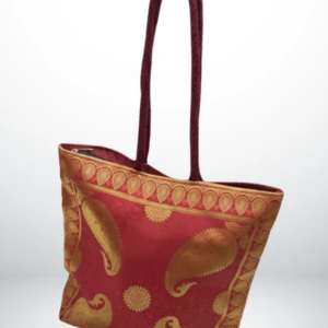 RANI Banarasi Brocade Latkan Bag