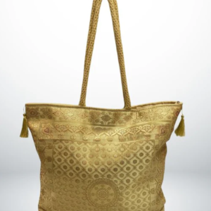 RANI Banarasi Brocade Latkan Bag