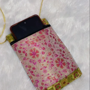 AASHI banarasi brocade mobile pouch