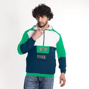 Multicolor Lycra Blend Polyester Zipper Solid Full Sleeve Sports Jacket For Men