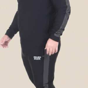 Black Lycra Track Suit For Men