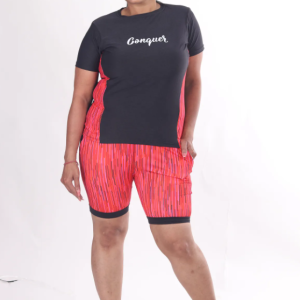 Multicolor Lycra Blend Regular Track Suit For Women