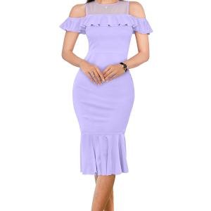 💜 NORZY PARIS Purple Dress