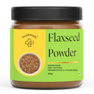 Pure Flaxseed Powder (150g Jar) - Raw & Natural Alsi Seed Powder | Gluten-Free Superfood for Digestion & Immunity
