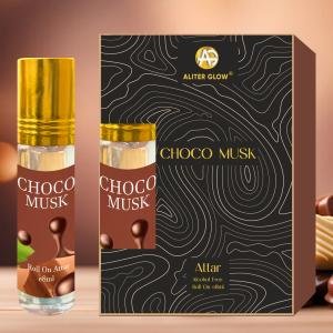 ALITER GLOW® CHOCO MUSK – Roll-On Attar (8ml)