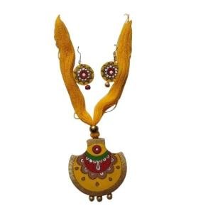 Handmade Terracotta Jewellery Set – Ethnic & Artistic