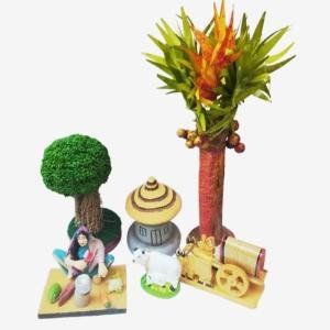 Handicrafts Golu Dolls Set – 6 Pieces | Traditional Navaratri Golu Bommai | Handmade Decorative Dolls for Home Decor & Festive Display