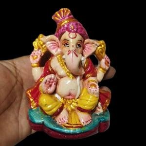 Ganesh Idols – Clay Sculptures (Kan Drishti Ganapathy / Vinayakar / Pillayar / Lord Ganesha / Ganesh Ji / Vinayakar Peruman)