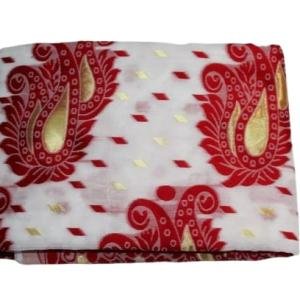 SIMONART AND PRINTING Reshom Dhakai Jamdani Saree | Traditional Bengal Jamdani Saree | Elegant Ethnic Wear for Women | Festive & Party Wear